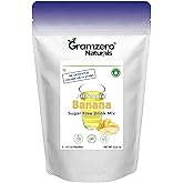 GramZero All Natural Banana Zero Calorie Sugar Free Drink Mix, Great For Nutrition Club Loaded Tea, Stevia Sweetened