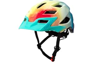 OnBros Kids Bike Helmet - Bike Helmet for 5-14 Boys or Girls with Visor, Children Bicycle Helmet for Skateboard Mountain Scooter Road Cycling, Lightweight and Adjustable 50-57CM