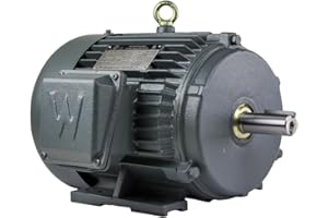 WorldWide Electric Corporation Worldwide Electric Motor PEWWE5-36-184T, PREM EFF, TEFC, Rigid, 3 PH, 184T, 208-230/460V, 6 FLA
