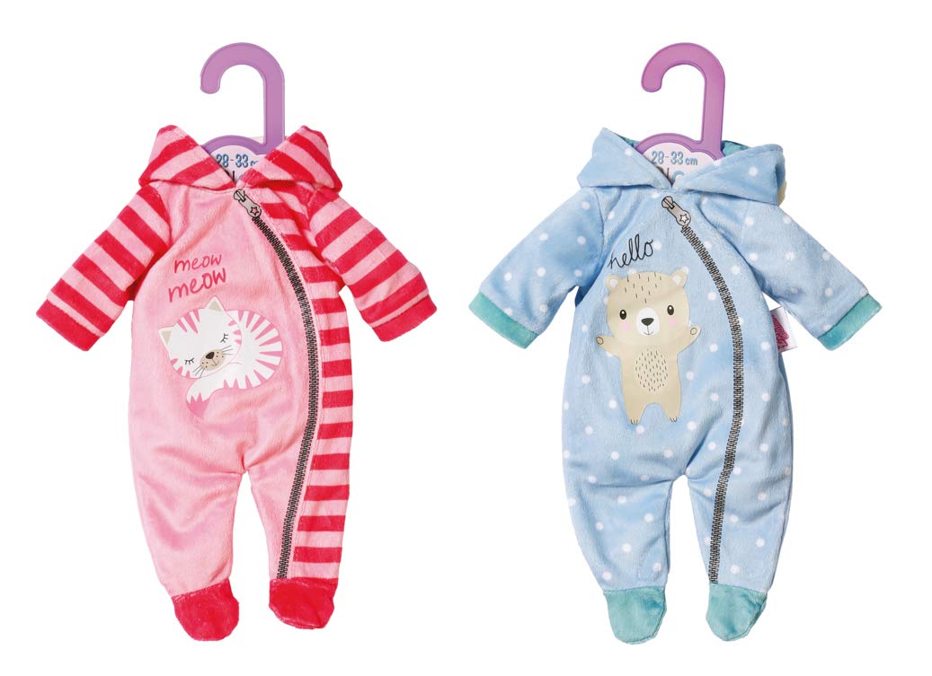 Dolly Moda 870624 Onesie 30cm - For Toddlers 3 Years & Up - Easy for Small Hands - Promotes Empathy & Social Skills - Includes 1 Onesie