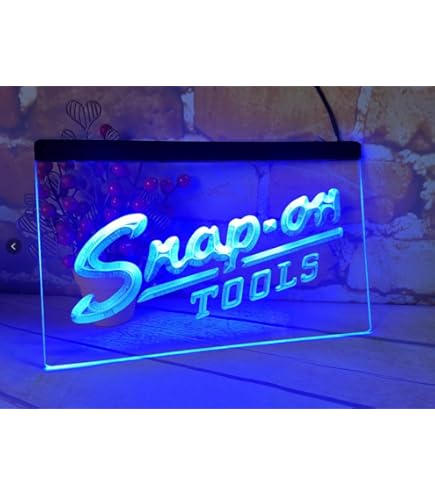 Led Light Sign For Snap-on Tools Parts Shop and Repair Service