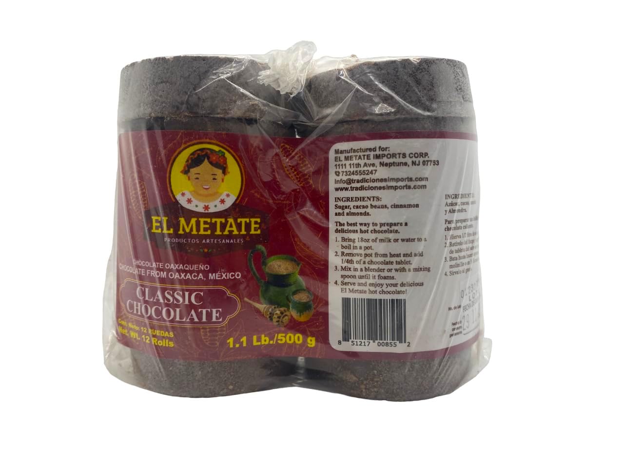 El Metate Oaxacan Chocolate - Authentic Mexican