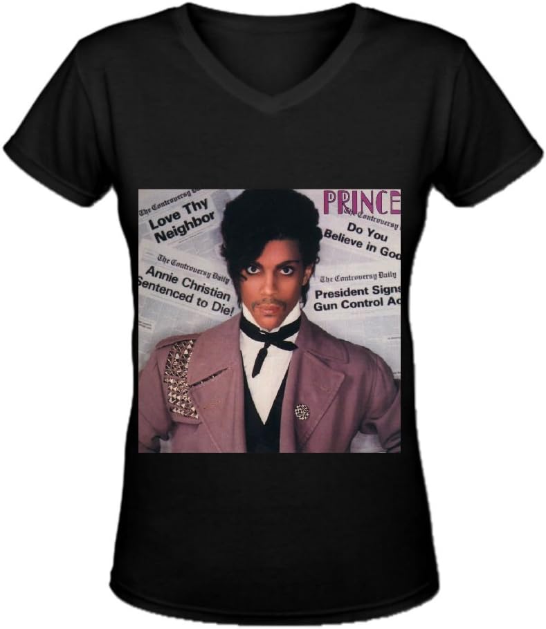 EAV Controversy Prince V Neck Tee Shirts Women