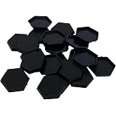 Lot of 20 Hexagon 30mm Bases Used for Battletech Wargaming Warzone Miniatures