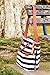 Hip Cub Diaper Bag Baby Changing Pad - Black/White Stripe W/Cute Tan Trim