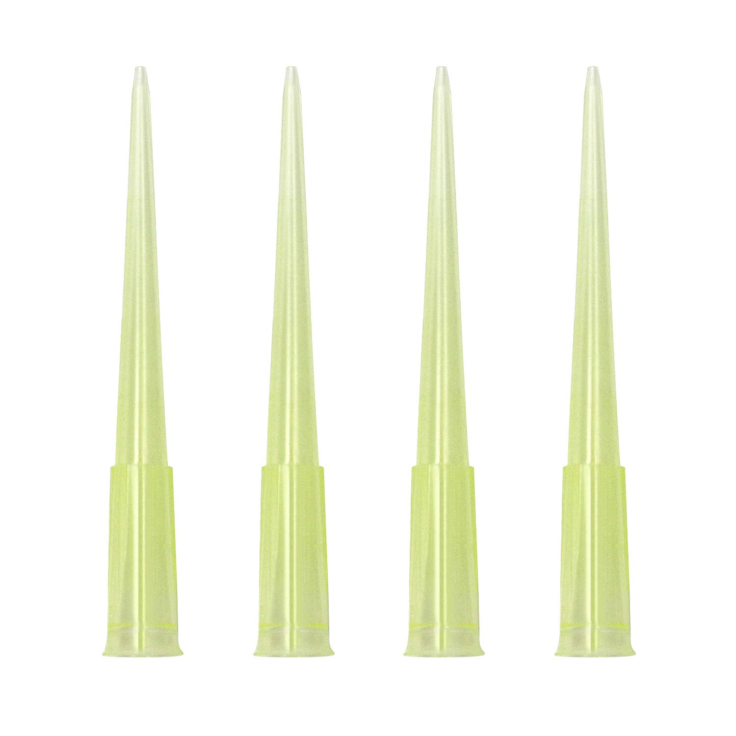 QWORK® 1000Pcs 200ul Universal Pipette Tips, Designed for Use with a Wide Variety of Pipettes, Yellow