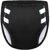 Littleforbig Soft Silky Underwear Comfortable Washable Reusable Primary Comfort Cloth Adult Training Pants