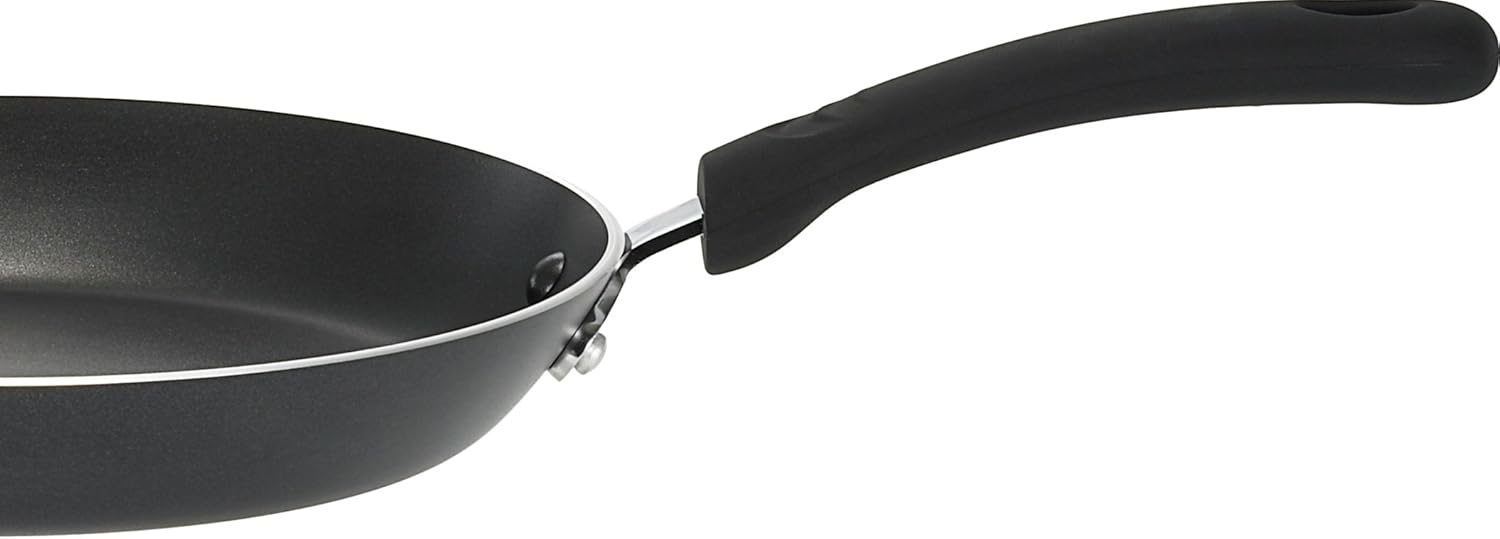 T-fal E93808 Professional Nonstick Fry Pan, Nonstick Cookware, 12.5 Inch Pan, Thermo-Spot Heat Indicator, Black: Kitchen & Dining