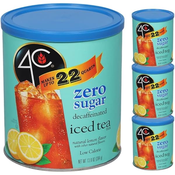Amazon.com : 4C Zero Sugar Powdered Drink Mix Cannisters