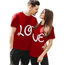 Couple T Shirts for Him and Her,Couple T-Shirts for