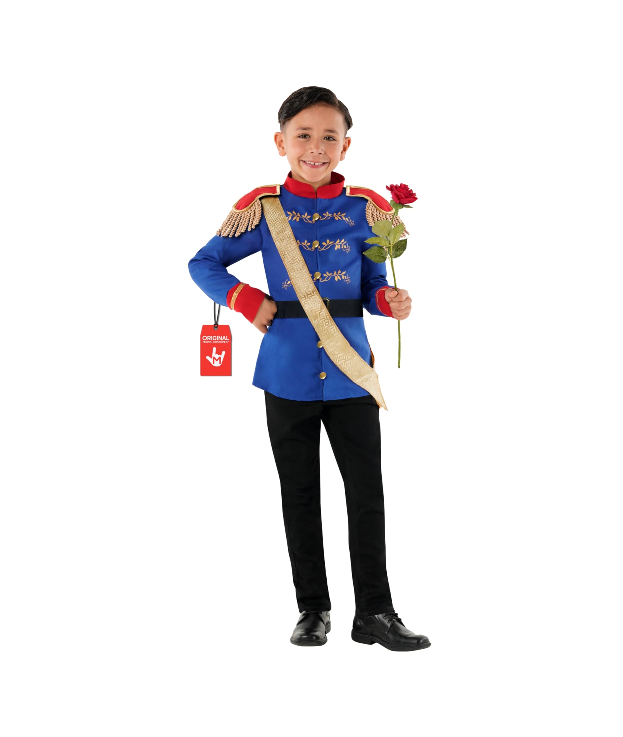 Morph Prince Costumes For Boys, Prince Charming Costume Kids, Fairytale Costumes For Boys, World Book Day Costume, 7-9 Years