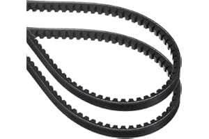 uxcell 2 Pcs BX34 EPDM V-Belt, Raw Edge Cogged Industrial Rubber V Belt 0.67" Width x 34" Inside Circumference