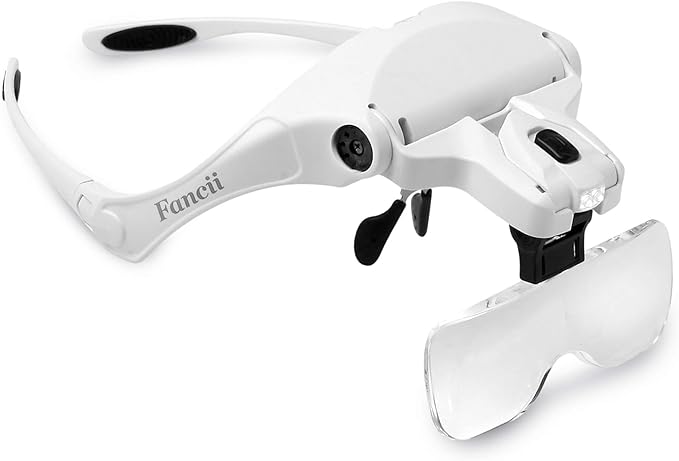 Fancii Bandeau Bandeau LED Loupe Visière Loupe ...