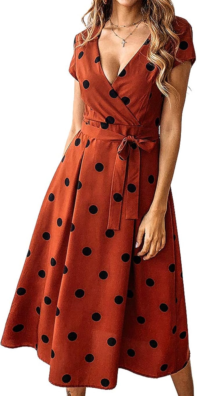 polka dot wrap