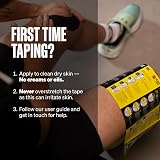 SPORTTAPE Kinesiology Tape 5cm x 5m 3 Pack Black Waterproof Hypoallergenic view 4