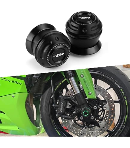 Amazon.com: Mokiton Motorcycle Front Axle Fork Wheel Crash