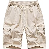 Msmsse Womens Cargo Hiking Shorts Summer Casual Drawstring Knee Length Shorts for Women