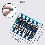 DAOKAI 10Pcs 4-Channel Logic Level Converter 3.3V-5V Bi-Directional Shifter view 2