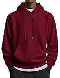 COOFANDY Mens Men's Christmas Red Hoodies Workout
