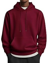 COOFANDY Mens Men's Christmas Red Hoodies Workout
