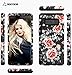 Samsung Galaxy Note 8 Case, Adcoog [Flower] Three Layers Heavy Duty Case for Girls/Women Hybrid Protective Floral Case for for Samsung Note 8 (Black+Flower 5)