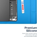 MMOBIEL Soldering and Repair Mat Silicone 48x34 cm Heat Resistant 500°C Blue view 5