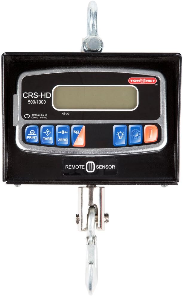 Tor Rey CRS-500/1000 1000 lb. Digital Crane Scale