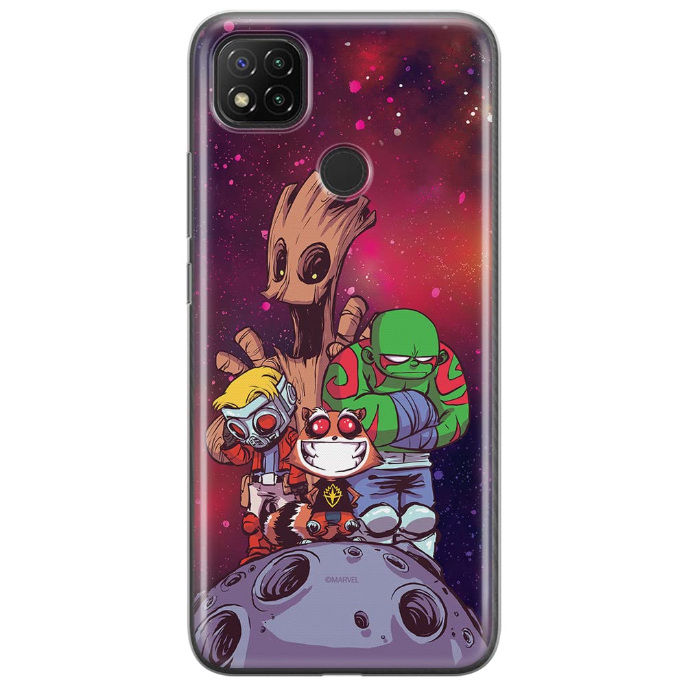 ERT GROUP mobile phone case for Xiaomi REDMI 9C original and officially Licensed Marvel pattern Guardians of the Galaxy 017 optimally adapted to the shape of the mobile phone, case made of TPU