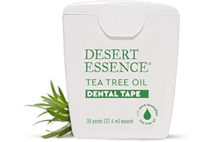 Desert Essence Tea Tree Oil Dental Tape, 30 Yds (Pack of 3)