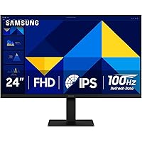 Samsung 24 inch FHD Monitor (1920x1080) with 100 Hz Refresh Rate, IPS Panel, 5 ms, Game Mode, Super Slim Design, Tilt Adjustm
