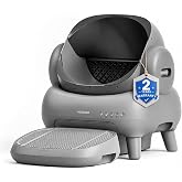 Neakasa M1 Plus Open-Top Self Cleaning Cat Litter Box with Cat Step | With 2-Year Protection Plan, for Cats Up to 33lbs &amp; Multi-Cat Homes, 30 bags and Litter Mat Included, Step for Collect Litter