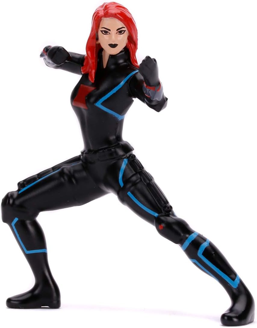 Hollywood Rides - Marvel Black Widow 1966 Chevy 1:24, Multicolor, Small (1:24 scale) - Image 4