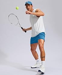 Pudolla Men's Workout Running Shorts with Zipper
