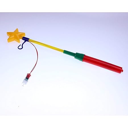 Laternenstab mit 2 Leuchten 37 cm Leuchte blinkend Laternenhalter für