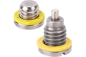 2 Sets Lower Unit Oil Drain Plug for Mercury MerCruiser Outboard Engine Gear Case, 3/8-16 Thread 8M0058389 Magnetic Screw & 1