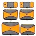 PRO Packing Cubes | 6 Piece Travel Bags Organizer for Luggage | Multi-size Ultralight Travel Cubes | Suitcase Organizer Bags Set | Makes Packing Easy - Sunset Orange