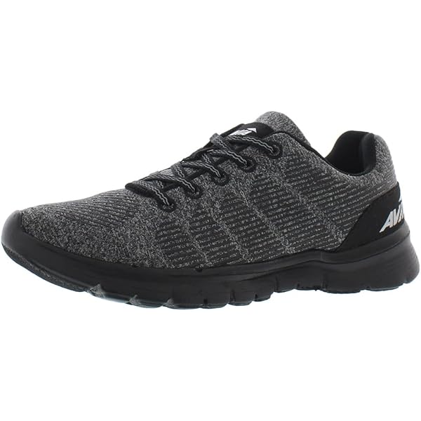 Avia All Black Nike Non Slip Shoes Avia Anchor SR Mesh Slip On