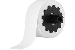 CUTE THINGS & CC VnM SignMaker VNMWT-3508 White Vinyl Tape, 150' Length, 2" Width. Durable Adhesive Vinyl Tape, for Labeling, Safety Marking, Improve Warehouse Logistics and Safety