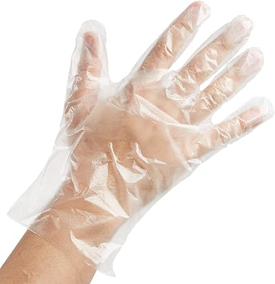 D.A.Y. Republic 150 Clear Polythene Disposable Gloves Latex Powder Free Kitchen