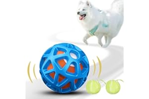 seagi Interactive Dog Toys – Durable Automatic Bouncing & Vibrating Interactive Dog Ball for Smart Play, Motion-Activated Moving Dog Toy for Small/Medium/Large Dogs,USB Rechargeable (Blue)