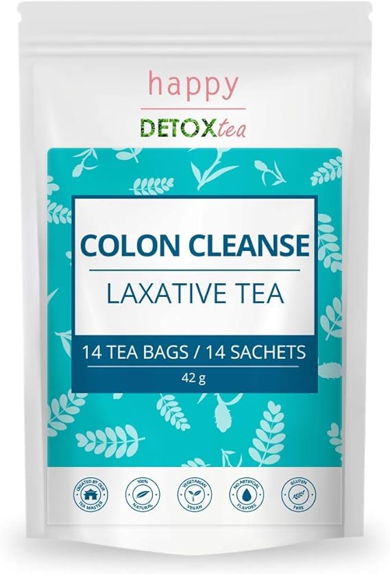 Colon Cleanse Thé laxatif Happy Detox tea Cure de 28 jours 14