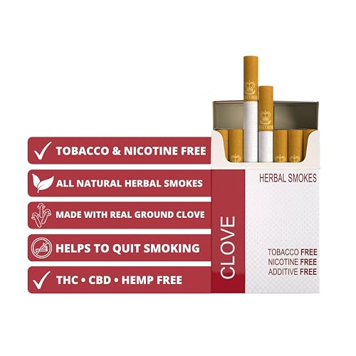 herbal cigarettes contain Honeyrose Nicotine-Free Herbal Cigarettes (White)