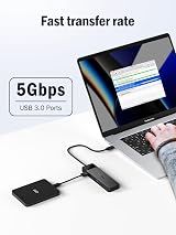 Lemorele 10-in-1 USB C Hub Dock 4K HDMI VGA PD 100W SD/TF 3x USB for HP view 6