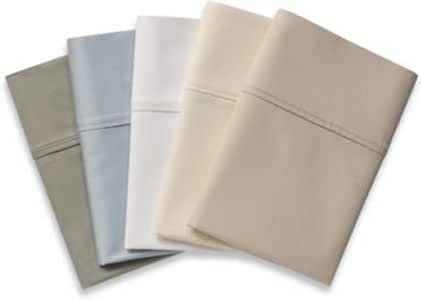 Amazon.com: Wamsutta Cool Touch Percale Olympic Queen Flat Sheet in ...