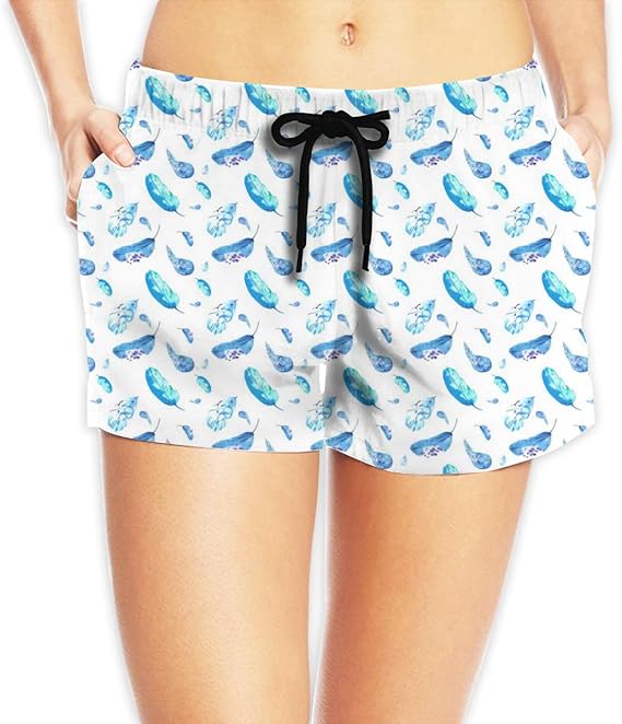 Amazon Co Jp 羽毛 ショートパンツ レディース カジュアル ビーチパンツ おしゃれ 水着 夏 スポーツパンツ 水陸両用 人気 ギフト 服 ファッション小物