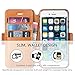 SHIELDON Genuine Wallet iPhone 6s Leather Case [Card Slot] [Flip] [Kickstand] Magnetic Closure Cover [Slim Fit] Carry-All Case Compatible with iPhone 6/6S - Brown