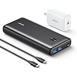 Anker Portable Charger, 737 Power Bank (PowerCore III Elite 26K) Combo with 65W PD Wall Charger, Power IQ 3.0 Battery Pack fo
