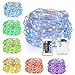 LED String Lights, Multi Color Changing String Lights with Remote USB Power Plug, 33ft 100 LEDs Indoor Decorative Silver Wire Lights for Bedroom,Patio,Outdoor Garden,Stroller,Christmas Tree