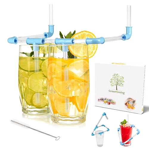Crazy Fun DIY Drinking Straws, 22 Part Flexible Building Plastic Straws ...