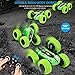 SB Toys RC Stunt Car RC Car Remote Control Car, 360 Degree Flips Double Sided Rotating Race Car, Remote Controlled Car for Kids, 4WD Monster Truck Tumbling Crawler Vehicle, Best Gift for Kids Green